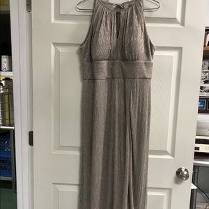 R&M Richards Metallic Gold Dress - Size 14 - NWT.
